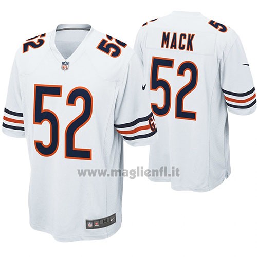 Maglia NFL Game Chicago Bears Khalil Mack Bianco